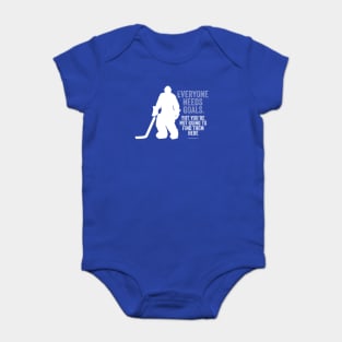 Everyone Needs Goals (Hockey) Baby Bodysuit